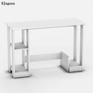 Хит продаж, деревянный стол для домашнего офиса с одной книжной полкой - Product Image 6