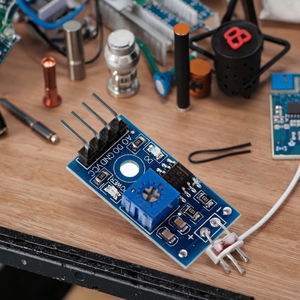 Kit DE SENSOR DE SISTEMA DE 4 cables y conjuntos de cables para Módulo de detección de luz de fotorresistor Arduino para detección de luz