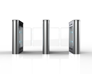 Automatic <strong>Access</strong> <strong>Control</strong> Flap Barrier Turnstile Speed Swing Gate with Servo Motor - Product Image 5