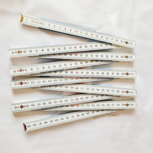 Duimstok ölçme aracı 2 metre 10 kat katlanmış cetvel ahşap katlanır cetvel uzatılabilir cetveller - Product Image 1