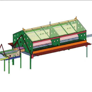 自動チキンネスティングボックスロールアウトブリーダーチキン産卵ネストボックス