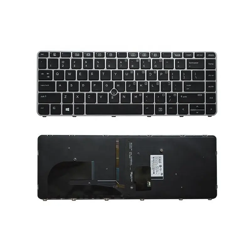 Teclado eua para hp, teclado laptop 840 g3 848 g3 745 g3