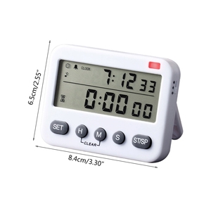 YS-218 Timer digitale 100 ore doppio conto alla rovescia e Timer da cucina Display LCD - Product Image 3