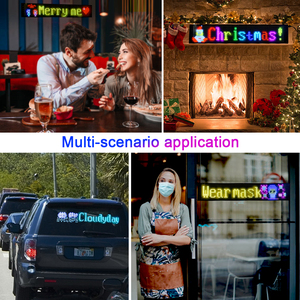 Led Signs <strong>Bluetooth</strong> App Programmable Led Car Sign Board USB 5V <strong>Message</strong> Led Matrix Panel Custom Digital <strong>Display</strong> - Product Image 3