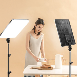 ไฟ LED 80W สำหรับกล้องถ่ายวิดีโอ, แผงไฟ LED สองสีแผงให้แสงสว่างสำหรับถ่ายภาพแบบสตรีมมิ่งสดสำหรับสตูดิโอถ่ายภาพ - Product Image 1