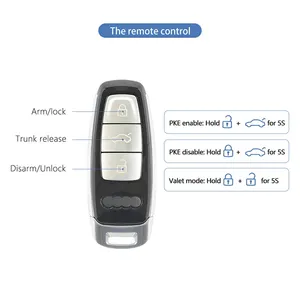 EASYGUARD PKE Passive Entry Auto <strong>Lock</strong> Unlock Fit for Cars with Factory/OEM Push Start Button <strong>VW</strong>, Window up Down Smart <strong>Key</strong> - Product Image 2