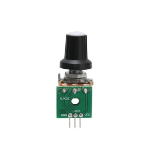 10K Resistance <strong>Potentiometer</strong> Module Adjustable Resistance Module Single Turn Adjustable Analog Output 0-5V Voltage