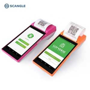 Terminal POS Android POS portátil, 5,5 pulgadas, barato, impresora térmica de recibos de 58 mm para entrega de alimentos - Product Image 1