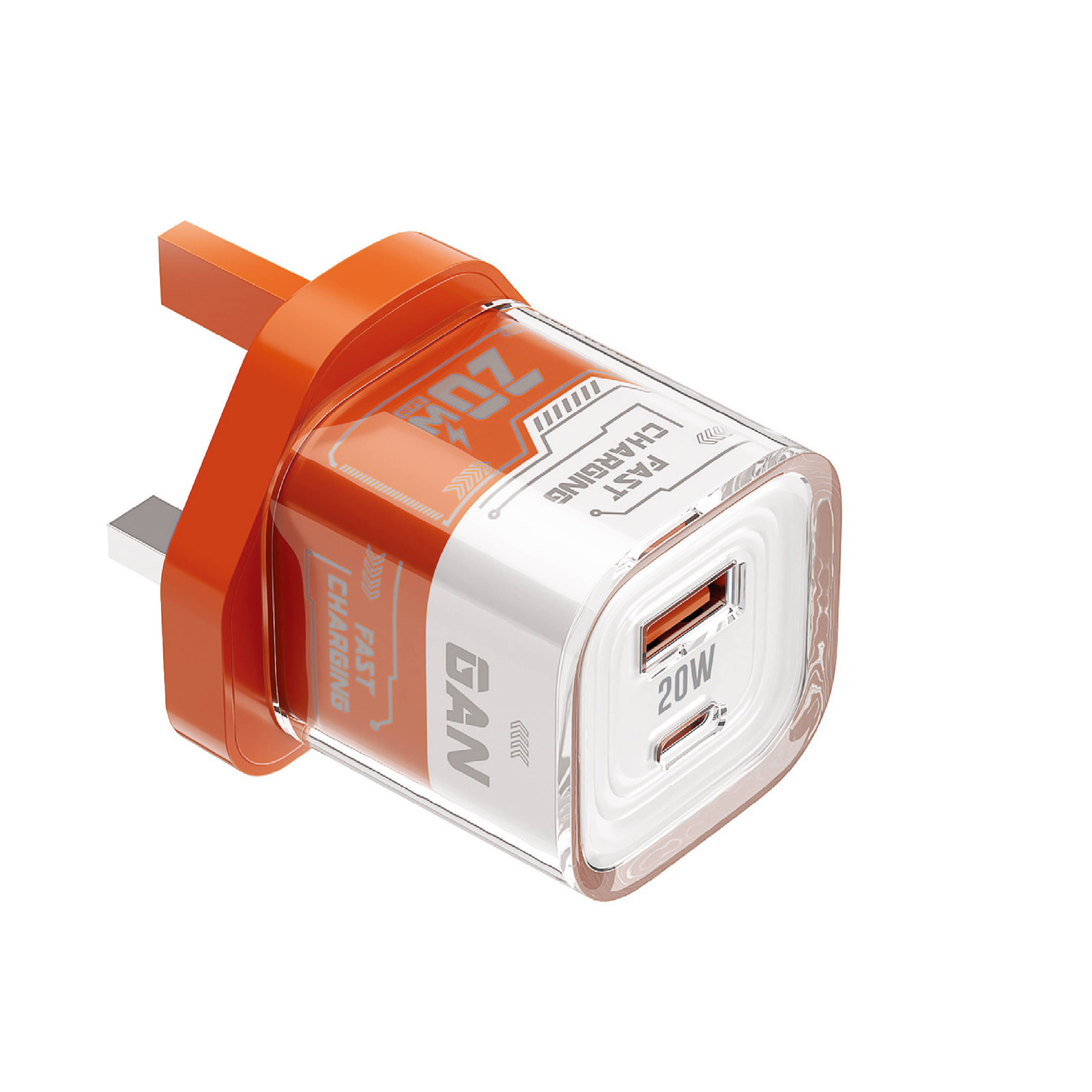 Orange+White