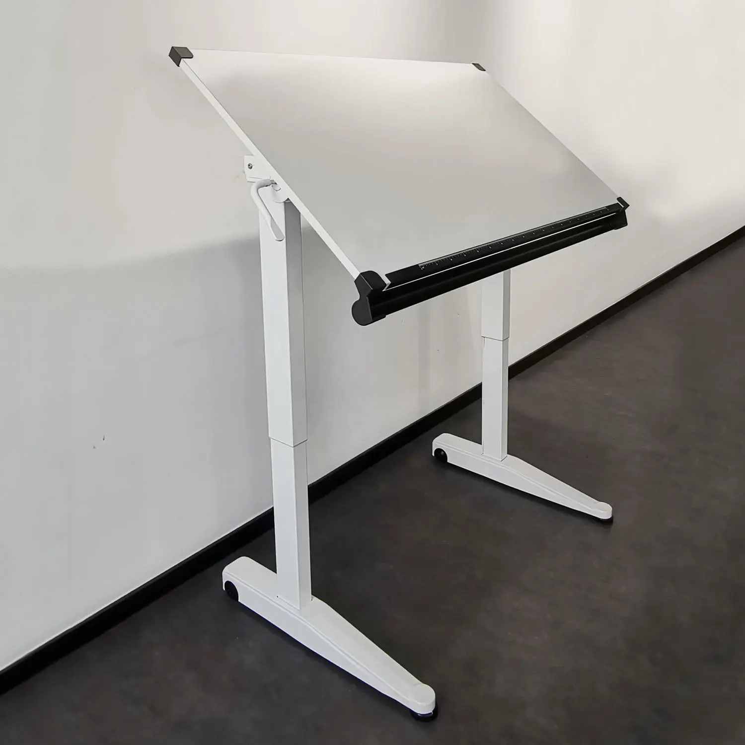 Пневматический Регулируемый стоячий стол с двумя ножками