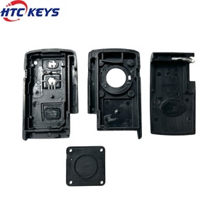 T-oyota prius 2004 2005 2006カーキー用緊急キーブレード付き2 + 1 3ボタンリモートキーシェル - Product Image 4