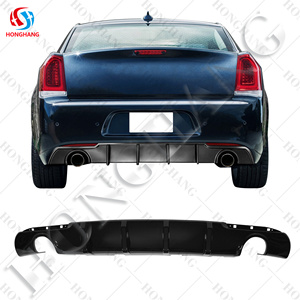 Chaoshenghang ブランドファクトリー製 カーデコレーションパーツ OEM PP製 リアディフューザーリップ クライスラー 300C SRT リアバンパーリップ ディフューザー 2015年以降 - Product Image 3