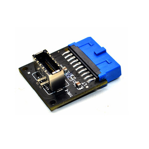 ชนิด C USB3.1แผงด้านหน้าซ็อกเก็ต USB 3.0 19 PIN TO TYPE-E อะแดปเตอร์ขยายส่วนหัวของ20Pin สำหรับเมนบอร์ดพีซี - Product Image 3