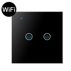 WiFi Black 2Gang