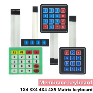 4 12 16 20 Key Button Membrane Switch 1x4 3x4 4x4 4x5 Keys Matrix Array <strong>Keyboard</strong> Keypad <strong>Control</strong> Panel DIY Kit - Product Image 1