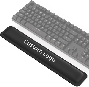 Bàn Phím Cao Su Non Màu Đen Thiết Kế Công Thái Học Tùy Chỉnh Bàn Phím Cao Su Non Để Tay Máy Tính Xách Tay Miếng Lót Chuột Silicon Để Cổ Tay Văn Phòng - Product Image 4