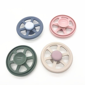 Bánh lái thiết kế Silicone Fidget xoay cảm giác tắm đồ chơi với cốc hút, bàn xoay spinner trẻ em đi chơi đồ chơi - Product Image 3