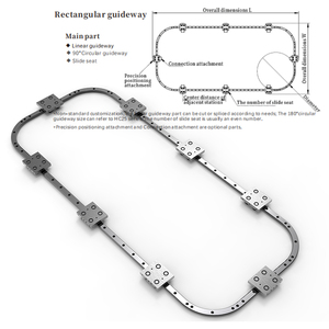 <strong>Competitive</strong> Price Standard Rectangular Arc <strong>Guide</strong> <strong>Rail</strong> Sliding Curved <strong>Guide</strong> <strong>Rail</strong> Annular <strong>Guide</strong> <strong>Rail</strong> Ring <strong>Linear</strong> System - Product Image 5