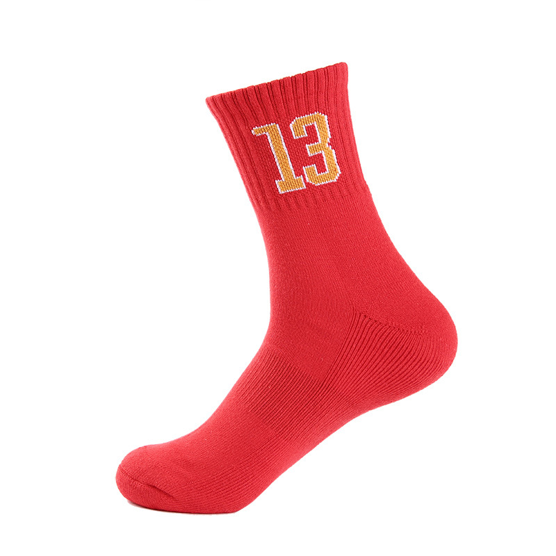 Custom design athletic crew men kids sports grip team socks print sports crew custom logo cotton badminton tube socks