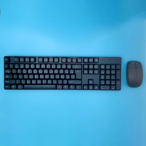 Directo de fábrica, el juego de teclado y ratón inalámbricos más barato, combinación de teclado y ratón de idioma global con logotipo personalizado para escritorios de oficina - Product Image 2