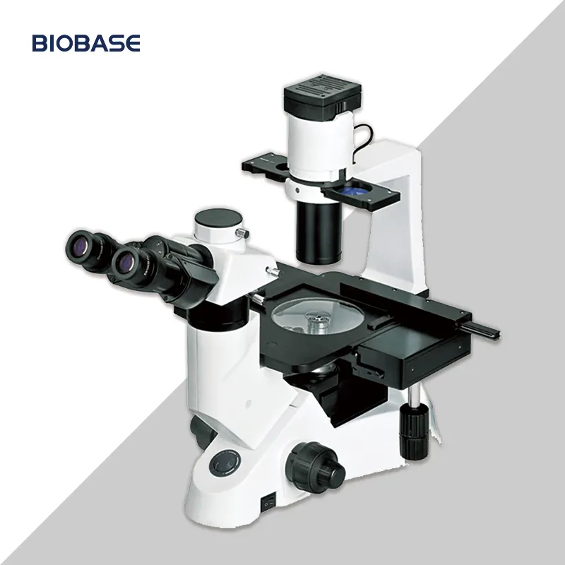 BIOBASE çin ters biyolojik mikroskop BMI-100 trinoküler kafa ve halojen lamba aydınlatma mikroskoplar ile laboratuvar için