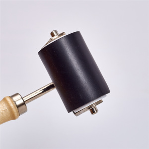 HCHWENH 5 cm Rubber Roller Roll <strong>Small</strong> Roller Print Rubbing Ink Roller Fingerprint Rubbing Rubber Rolling <strong>Clay</strong> Tool - Product Image 4