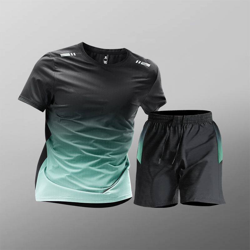 Gradient Green Athletic Set