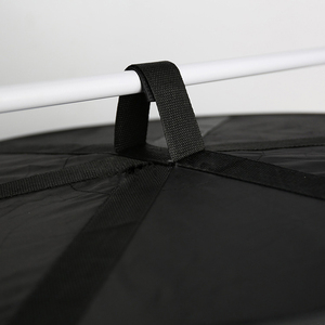 Foldable Multi-<strong>Layer</strong> Diameter 60cm (24in) 2/4/<strong>6</strong>/8 <strong>Layers</strong> Black Mesh Hanging Herb <strong>Drying</strong> Rack Dry <strong>Net</strong> for Plants - Product Image 6