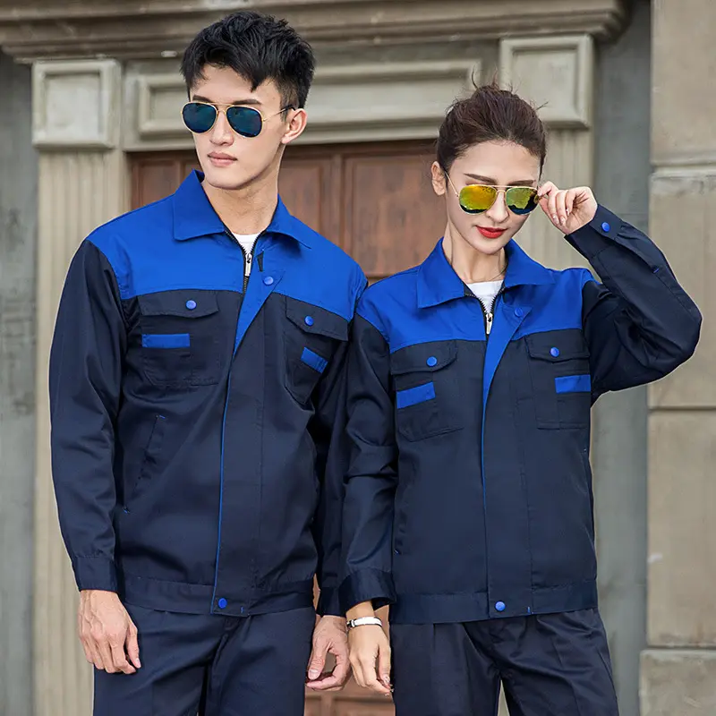 Camicia uniforme di sicurezza da uomo abbigliamento da lavoro guardie di sicurezza camicia uniforme manica lunga uniforme di sicurezza estiva