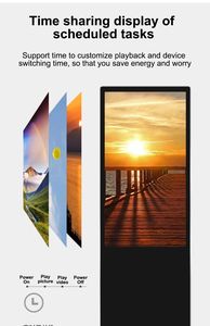 Precio directo de fábrica quiosco de red interactiva pie interior pantalla LCD completa publicidad pantalla HD 4K medios cartel digital - Product Image 5