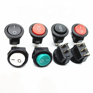 Su geçirmez Rocker anahtarı 6A 250VDC gösterge ışığı ile 2 4 6 pin kapalı endüstriyel ekipman için ışıklı rocker anahtarı - Product Image 4