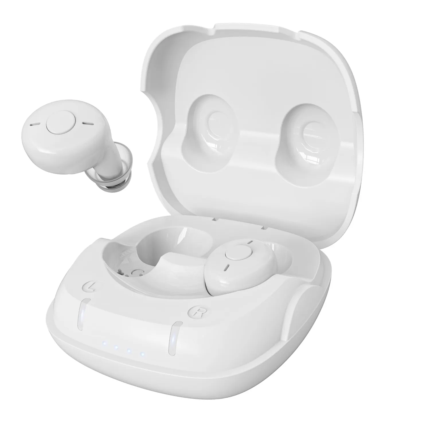 Wenatone 새로운 최고의 미니 귀 보청기 장치 귀에 보이지 않는 충전식 보청기 청각 장애인 용 음향 증폭기