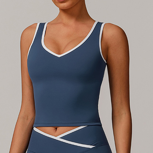 Blue tank top