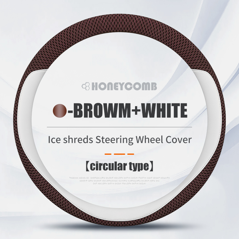 Brun et blanc-Rond