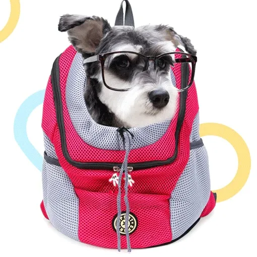 Dynamic-bolsa de viaje para mascotas, mochila transpirable, portátil, suministros para mascotas, perros y gatos