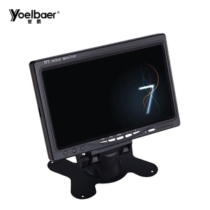 Venta al por mayor de 7 pulgadas VGA RCA Monitor soporte de escritorio solo coche pantalla TFT LCD 7 Monitor con AV de entrada - Product Image 3