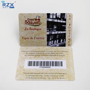 代码128代码39 EAN 13条码卡CR80尺寸pvc卡，用于礼品和会员卡 - Product Image 5