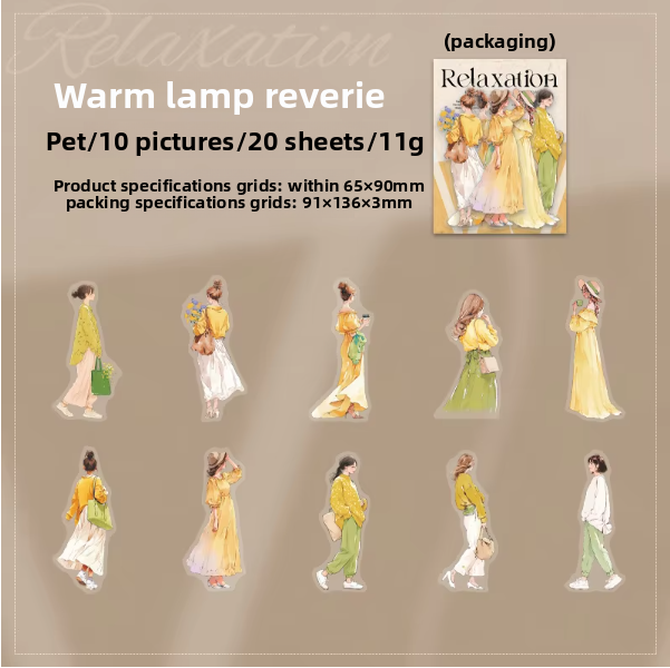 E Rêverie sous la lumière chaude d'une lampe