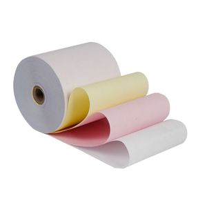 Papel de copia de computadora sin carbón continuo de 2 capas de alta calidad para impresoras de matriz de puntos papel de computadora