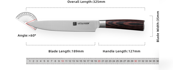 Cuchillo para rebanar de 8 pulgadas