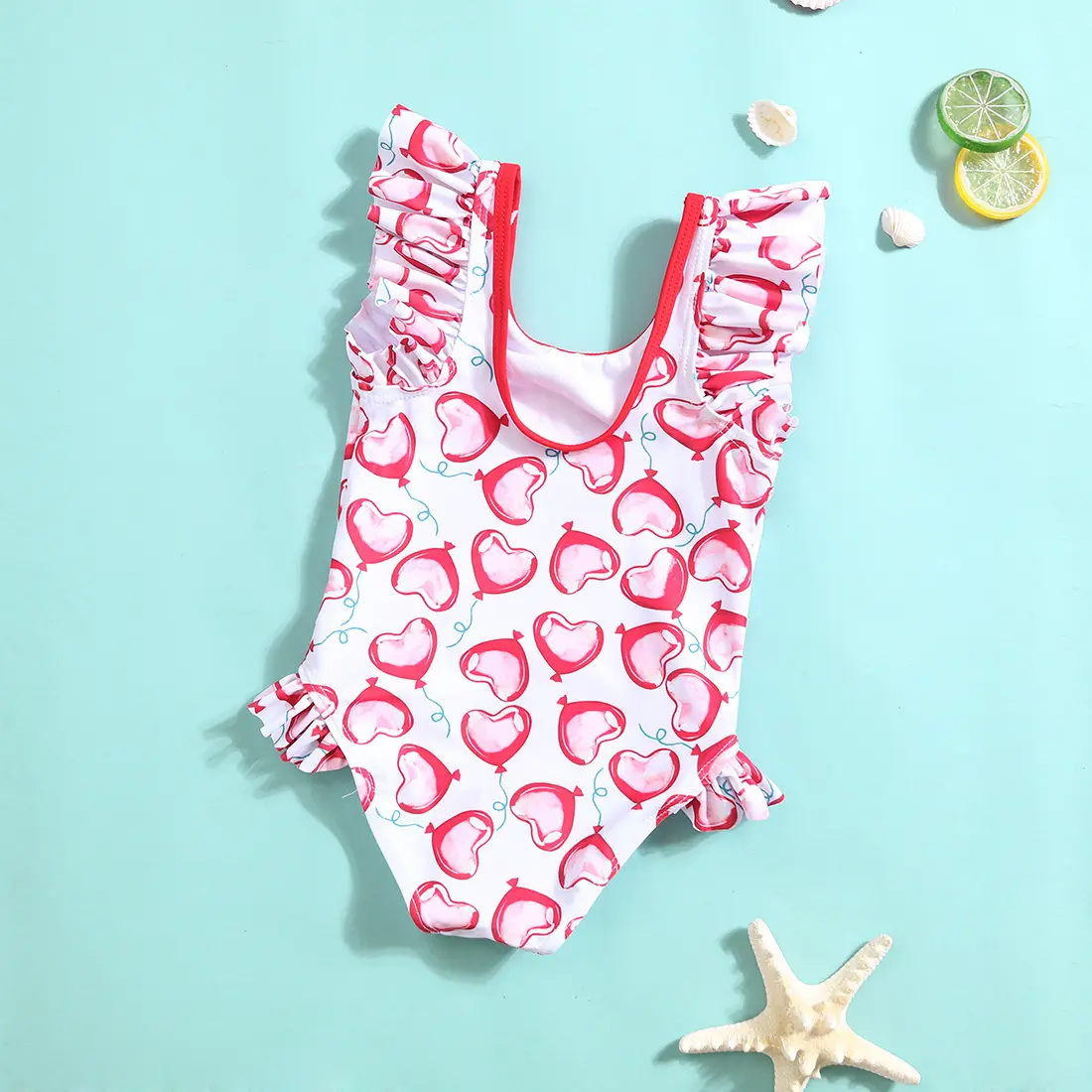 छोटी लड़की पेटी एक टुकड़ा गुलाबी बिकनी बच्चों के कपड़ा लड़कियों व्याकुल बच्चों Swimwear के