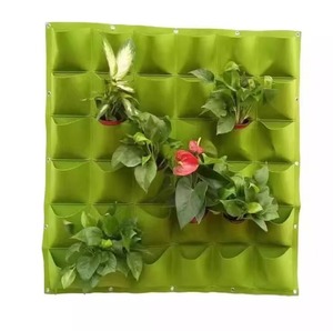 Bolsa Para Macetas Verticales De Fieltro De Lana Con moliples Bolsillos Para Colgar En La Pared, идеальный пара сорт пантан. - Product Image 3