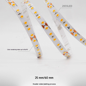 高光效率发光二极管灯带高CRI 93 SMD2835柔性120发光二极管灯带灯 - Product Image 3