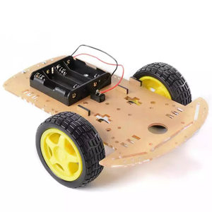 Tracking Motor Smart Robot Auto Chassis Kit Geschwindigkeit geber Batterie kasten 2WD Ultraschall modul Für UNOR3 MEGA Kit - Product Image 2