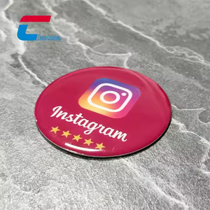 Kunden spezifischer Acryl-RFID-Chip Google Facebook Bewertung NFC-Stand karte QR-Code NFC Kontakt los Tippen Sie auf NFC-Displayst änder - Product Image 5