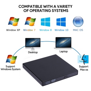USB 3.0 & Type-C CD/DVD驱动器外置DVD ROM，用于台式机光盘驱动器