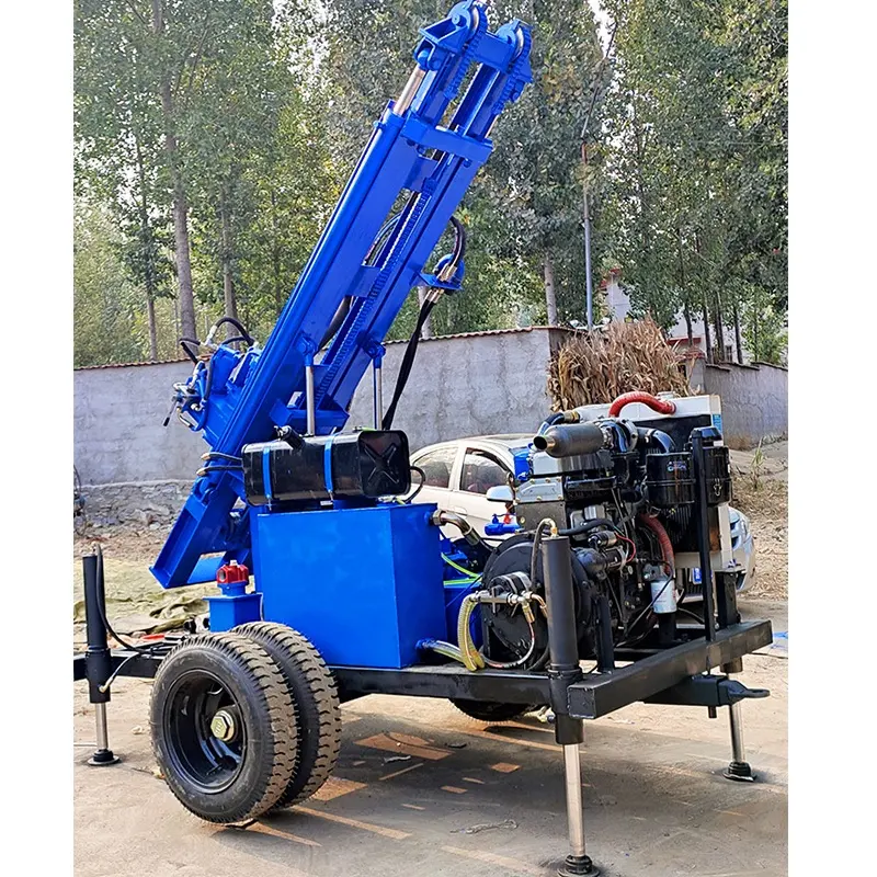 Fabrik Direkt verkauf SM300 Räder Dreh bohrmaschine 78KW Diesel Hydraulic Ground Deep Water Well Drilling Rig
