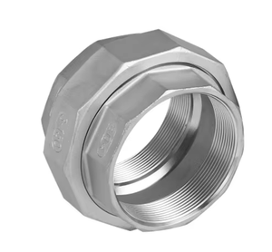 Thép không gỉ công nghiệp Threaded nữ BSP NPT Threaded Union Ống phù hợp - Product Image 2