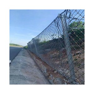 ตาข่ายป้องกันการล่มสลายของภูเขาแบบพาสซีฟ รูปทรงเพชร ทำจากลวดสลิงเหล็ก สำหรับป้องกันภัยภูมิศาสตร์ - Product Image 5