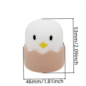 Dễ thương trứng gà Ánh sáng ban đêm | Pin Powered Báo Chí kiểm soát dẫn đèn | mini xách tay ánh sáng cạnh giường ngủ cho trẻ em và vườn ươm - Product Image 5